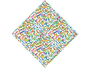 Candy Worms Pixel Vinyl Wrap Pattern
