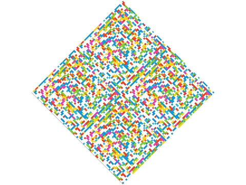 Rcraft™ Rainbow Pixel Craft Vinyl - Candy Worms