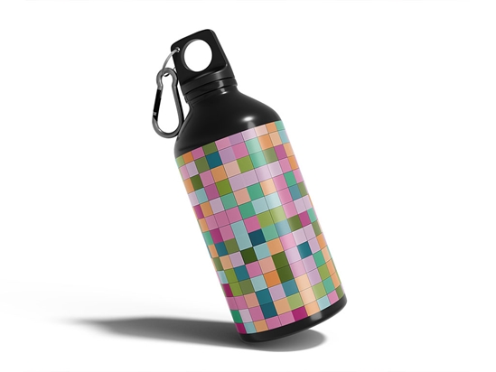 Disco Baby Pixel Water Bottle DIY Stickers