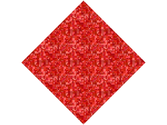 Scarlet Envy Pixel Vinyl Wrap Pattern