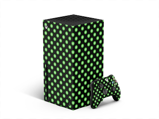 Green Machine Polka Dot XBOX DIY Decal