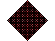 Stoplight Red Polka Dot Vinyl Wrap Pattern
