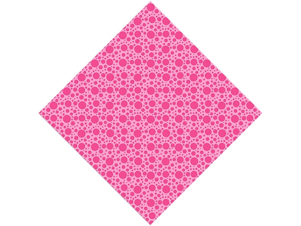 Barbie Pink Polka Dot Vinyl Wrap Pattern
