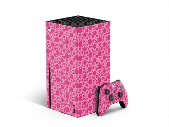 Barbie Pink Polka Dot XBOX DIY Decal