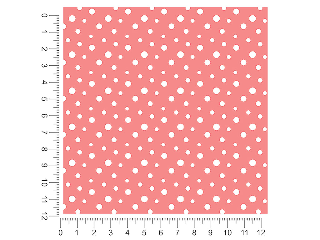 Blush Pink Polka Dot 1ft x 1ft Craft Sheets