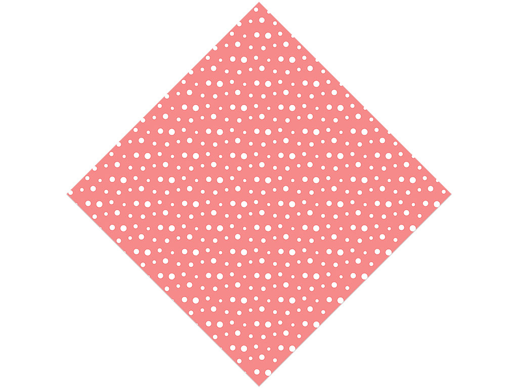 Blush Pink Polka Dot Vinyl Wrap Pattern
