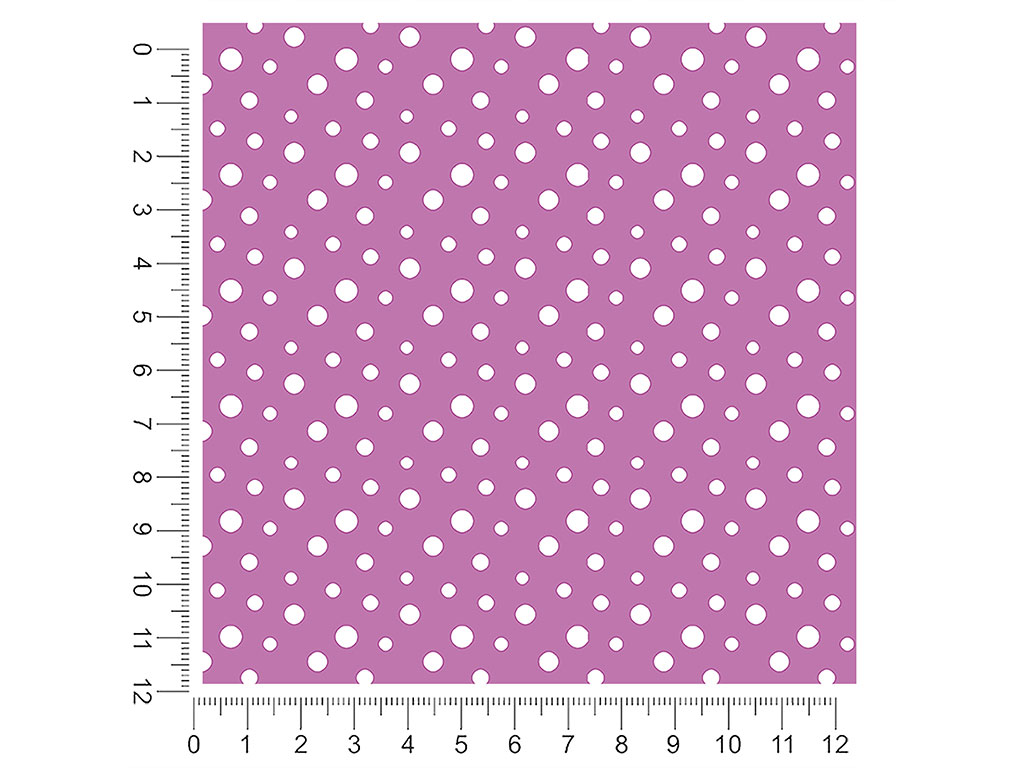 Bright Lilac Polka Dot 1ft x 1ft Craft Sheets