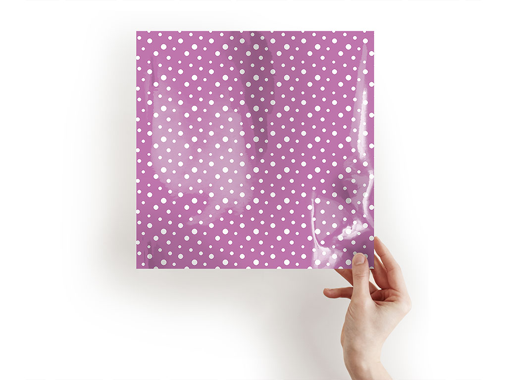Bright Lilac Polka Dot Craft Sheets