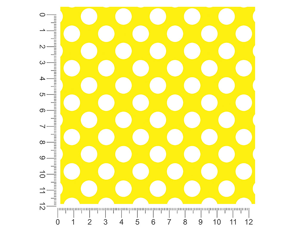 Bumblebee Yellow Polka Dot 1ft x 1ft Craft Sheets