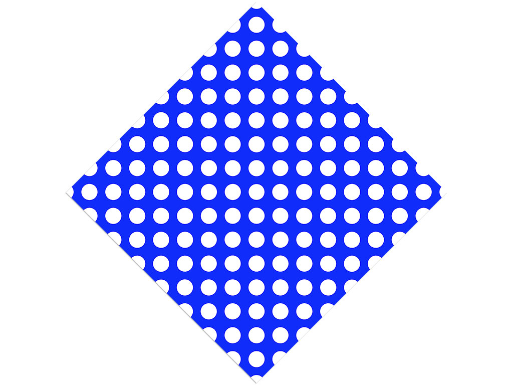 Egyptian Blue Polka Dot Vinyl Wrap Pattern