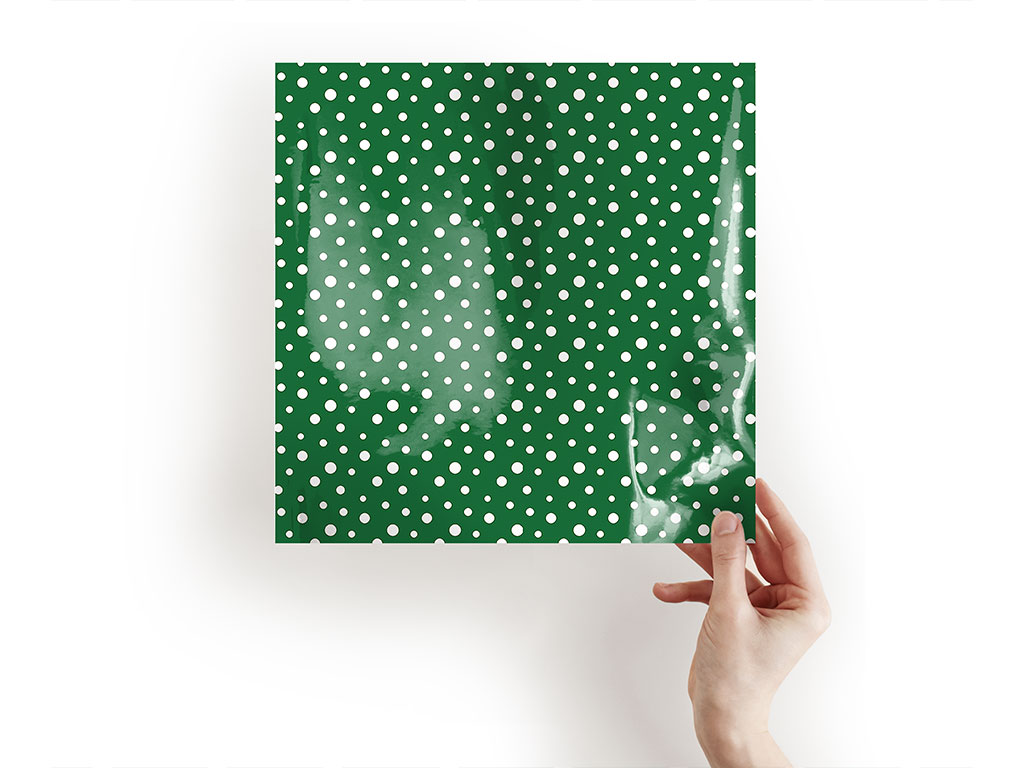 Hunter Green Polka Dot Craft Sheets