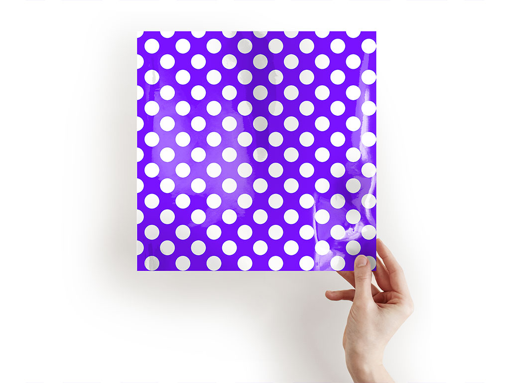 Iris Purple Polka Dot Craft Sheets