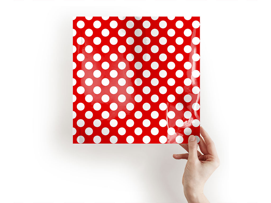 Red Scare Polka Dot Craft Sheets