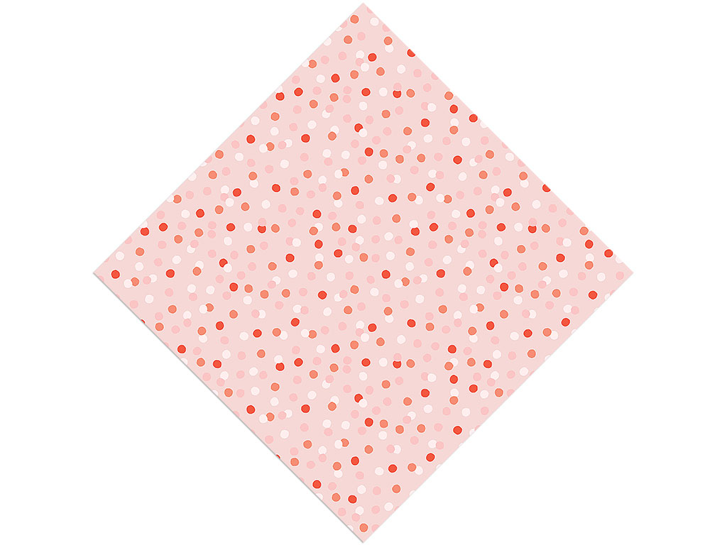 Valentine Confetti Polka Dot Vinyl Wrap Pattern