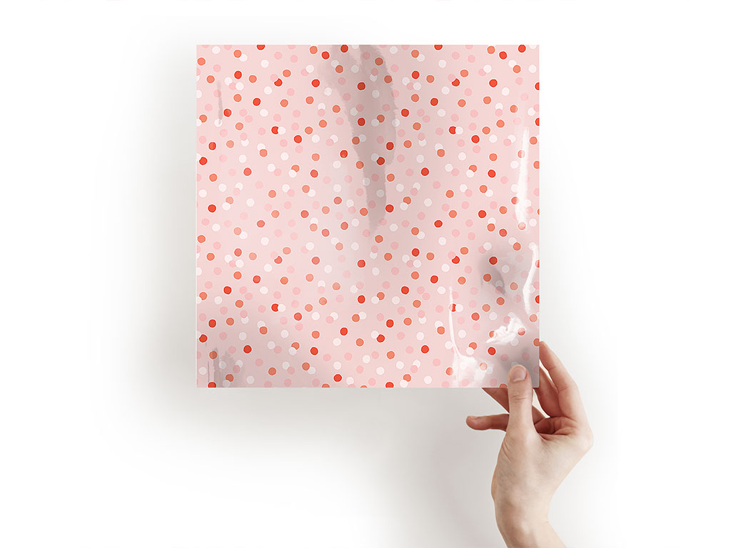 Valentine Confetti Polka Dot Craft Sheets