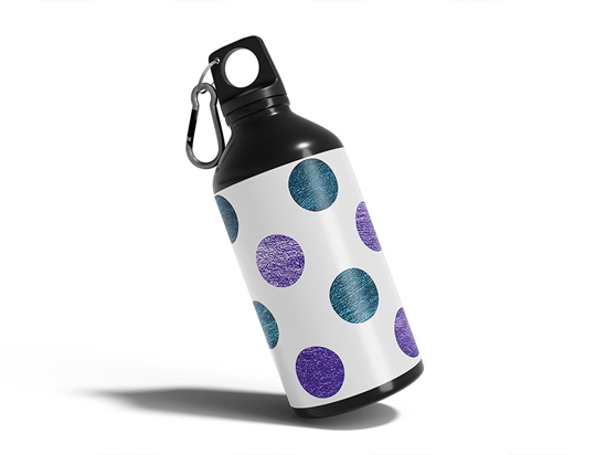 Good Evening Polka Dot Water Bottle DIY Stickers