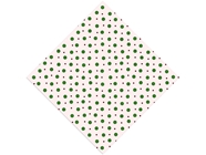 Green Baubles Polka Dot Vinyl Wrap Pattern