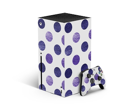 Prime Purple Polka Dot XBOX DIY Decal