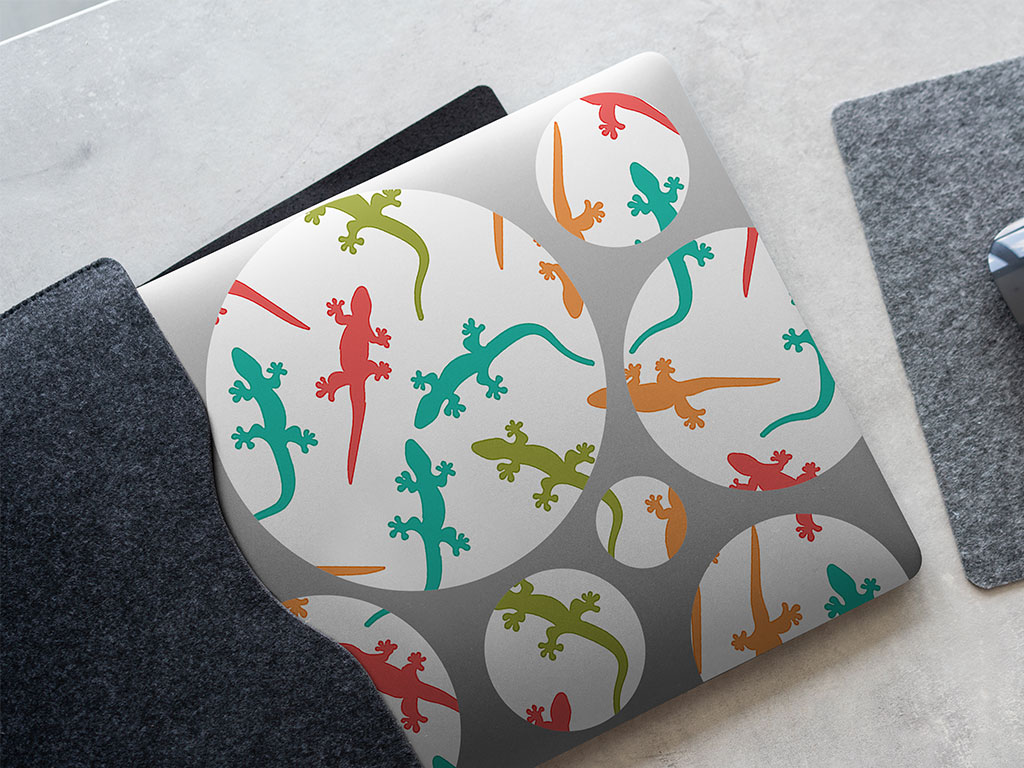 Matte Geckos Animal DIY Laptop Stickers