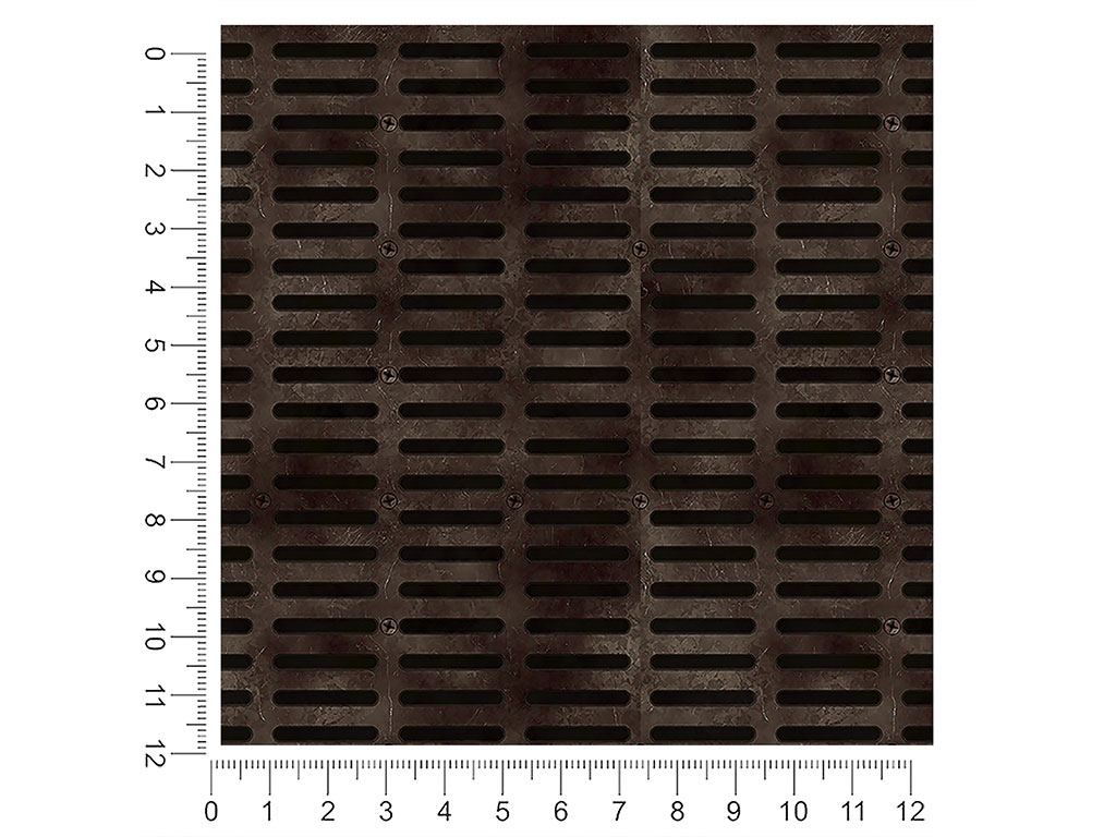 Iron Grate Rust 1ft x 1ft Craft Sheets