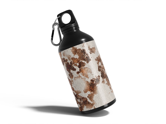 Tarnished Snow Rust Water Bottle DIY Stickers