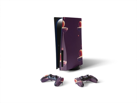 Planetary Pillars Science Fiction Sony PS5 DIY Skin