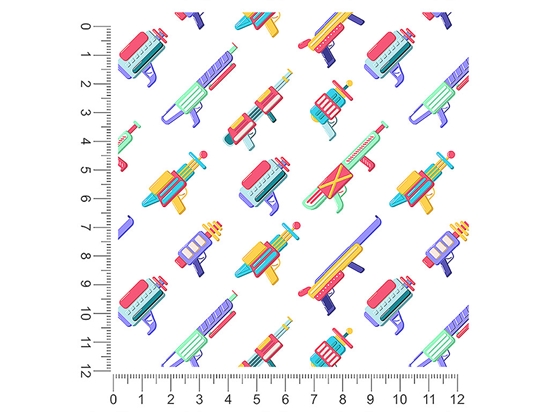 Blasters Full Science Fiction 1ft x 1ft Craft Sheets