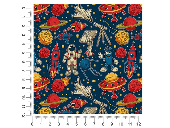 Peaceful Arrival Science Fiction 1ft x 1ft Craft Sheets