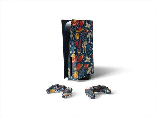 Peaceful Arrival Science Fiction Sony PS5 DIY Skin