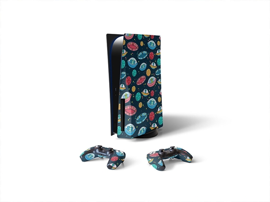 Space Invaders Science Fiction Sony PS5 DIY Skin