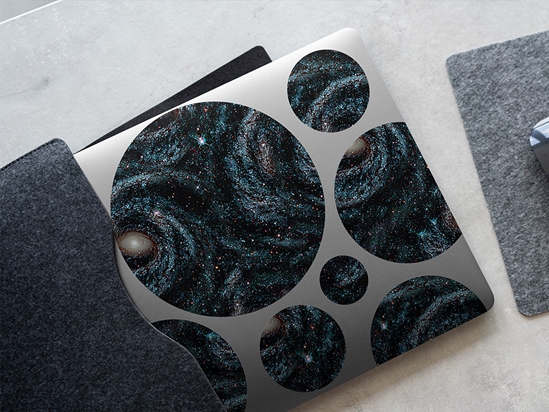 Cosmic Swirly Science Fiction DIY Laptop Stickers
