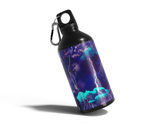 Thunderous Echoes Sky Water Bottle DIY Stickers