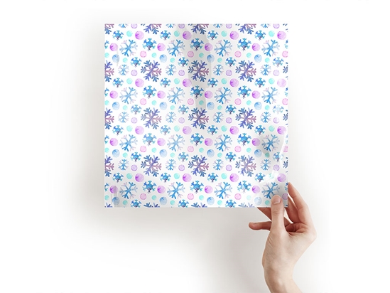 White Tile Snowflake Craft Sheets