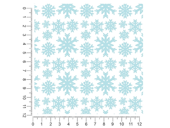 White Winter Snowflake 1ft x 1ft Craft Sheets