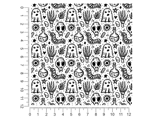 Ghostly Pale Horror 1ft x 1ft Craft Sheets
