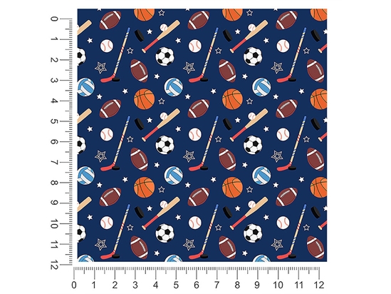 Lets Play Sport 1ft x 1ft Craft Sheets