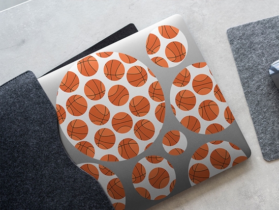 Plain Basketballs Sport DIY Laptop Stickers