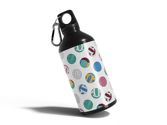 Volleyball Practice Sport Water Bottle DIY Stickers