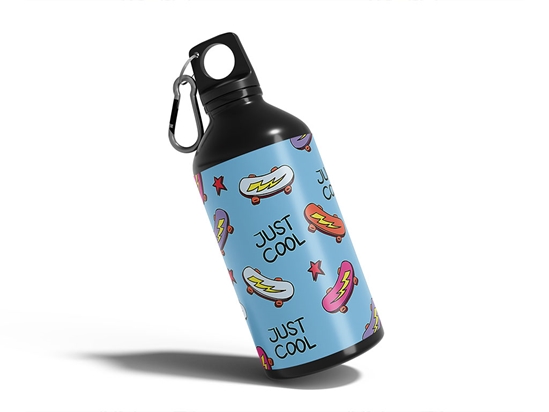 Just Cool Sport Water Bottle DIY Stickers