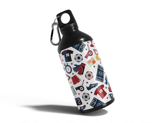 Soccer Gear Sport Water Bottle DIY Stickers