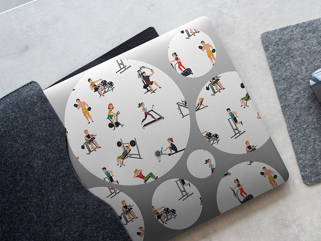 Gym Rats Sport DIY Laptop Stickers