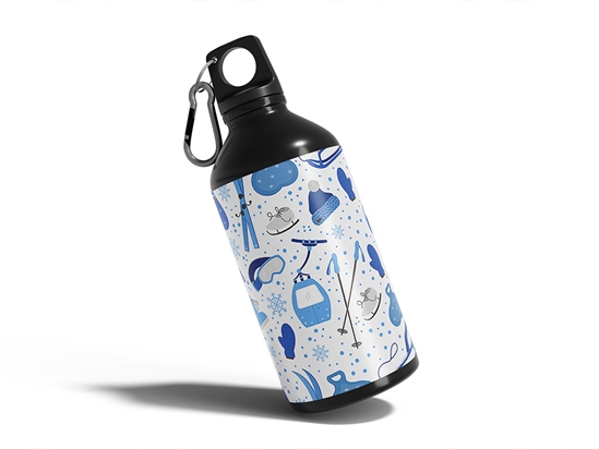 Hitting Slopes Sport Water Bottle DIY Stickers