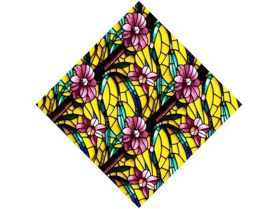 Lovely Day Stained Glass Vinyl Wrap Pattern