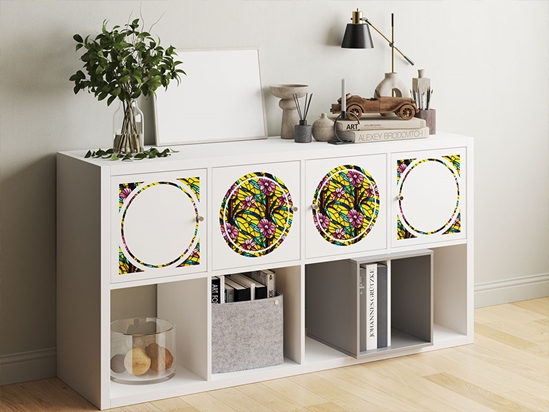 Lovely Day Stained Glass DIY Furniture Stickers