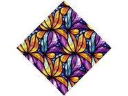 Smooth Petals Stained Glass Vinyl Wrap Pattern