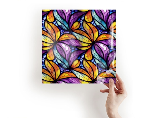 Smooth Petals Stained Glass Craft Sheets