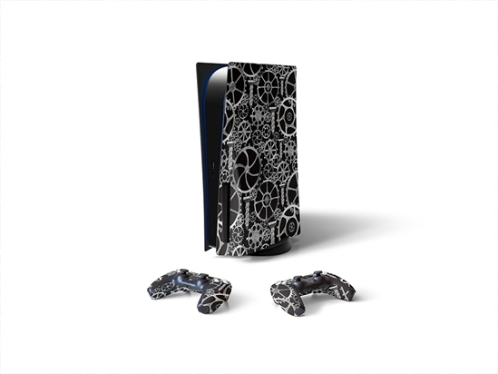 Black Tools Steampunk Sony PS5 DIY Skin