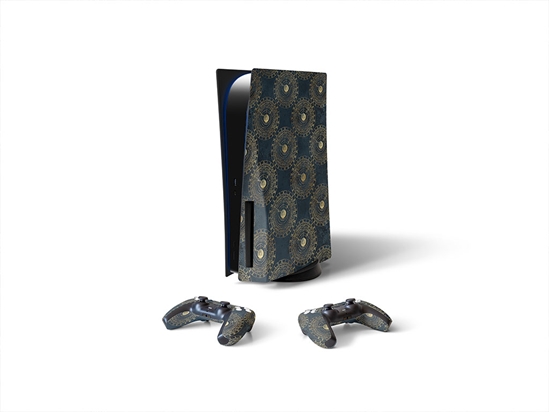 Planetary Timestamps Steampunk Sony PS5 DIY Skin