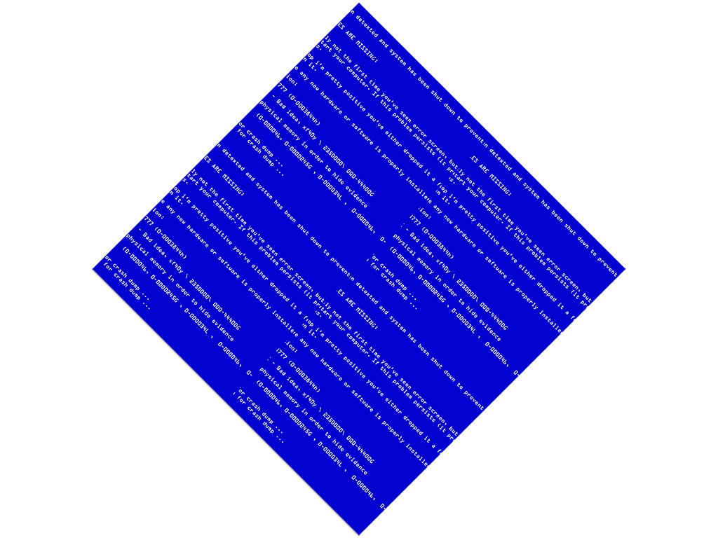 Blue Death  Technology Vinyl Wrap Pattern