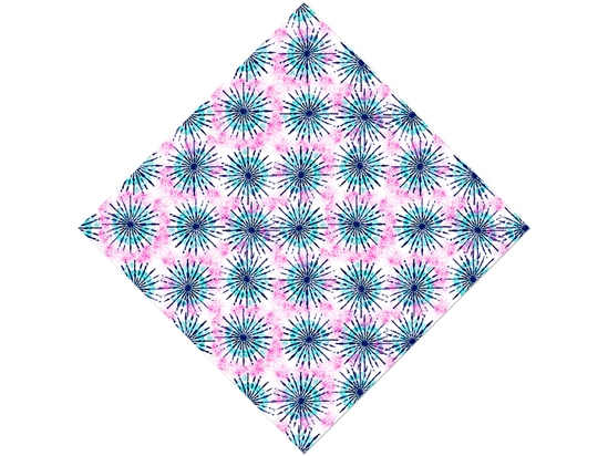 Blue Sunshine Tie Dye Vinyl Wrap Pattern